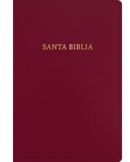 Biblia RVR60 Letra Supergigante/ Borgoña Imitacion Piel con indice Ed.2023con referencias