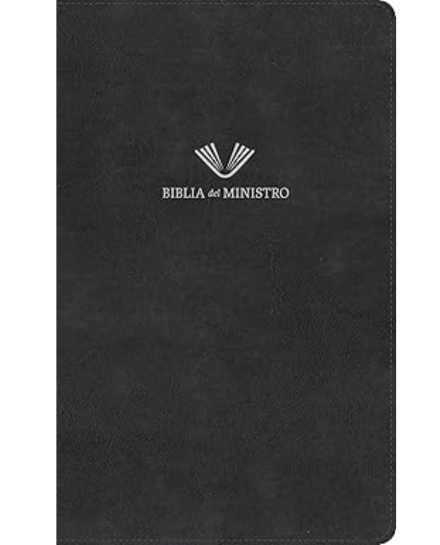 RVR 1960 Biblia del ministro, edicion ampliada, negro piel fabricada