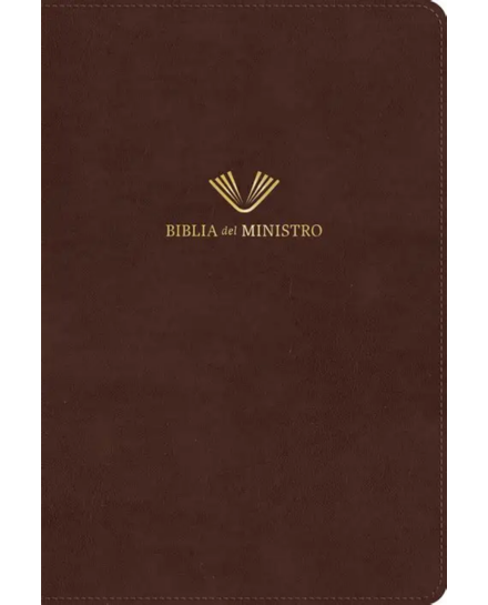 RVR 1960 Biblia del ministro, edicion ampliada, negro piel fabricada