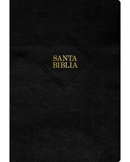 RVR 1960 Biblia letra supergigante, ( NEGRO PIEL FABRICADA) con indice (Edicion 2023)